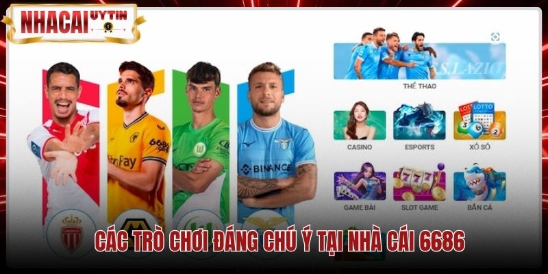 Sảnh thể thao cùng sòng bài trực tiếp tại nhà cái 6686