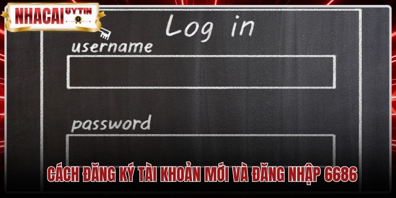 Thao tác đăng ký tài khoản và đăng nhập 6686 chuẩn xác