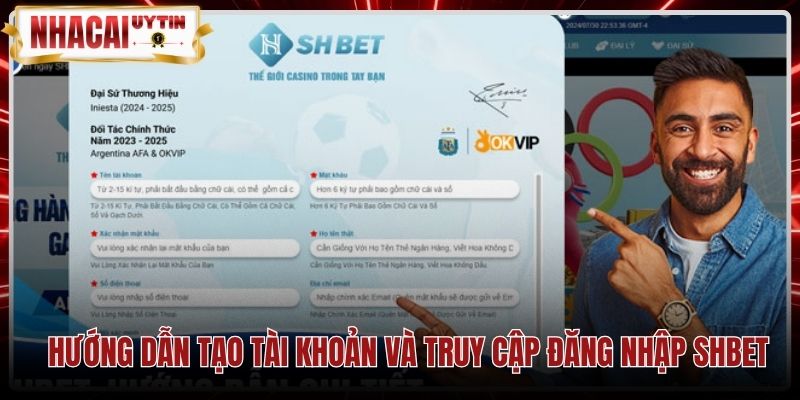 Quy trình đăng ký tài khoản chính chủ an toàn tại SHBET